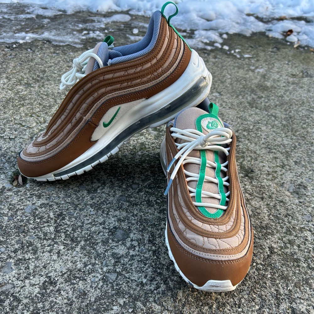 Nike air max 97 Sneakers with Green Details